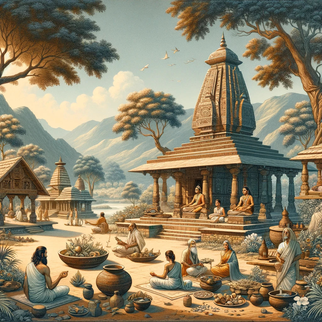 DALL_E_2024-04-11_21.07.58_-_An_illustration_depicting_ancient_Ayurveda_in_India._The_image_should_convey_a_historical_scene_featuring_elements_characteristic_of_Ayurvedic_tradit.webp